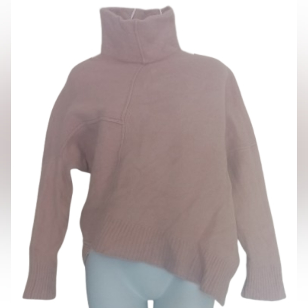 Allsaints Lock Roll Neck Sweater Asymmetric